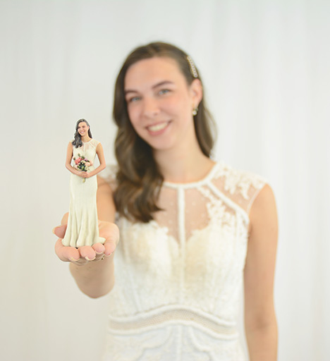 3D beeldje bruiloft