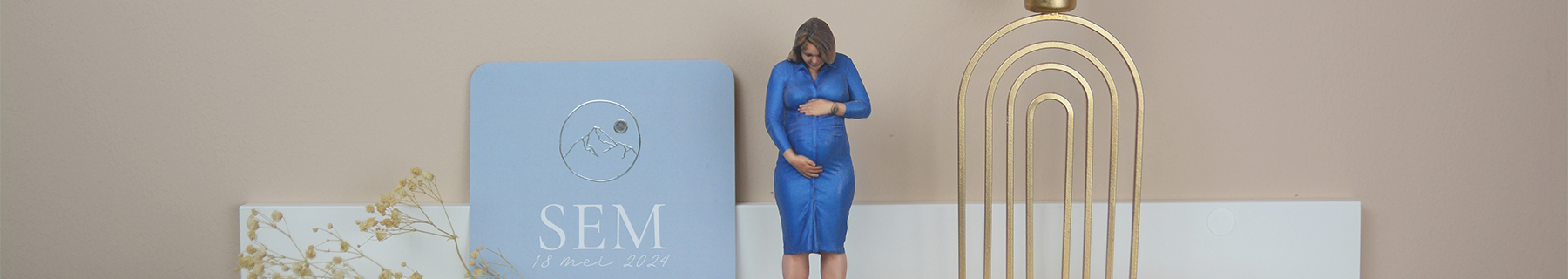 3D beeldje zwangerschap