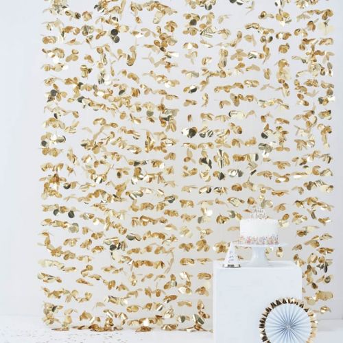 Backdrop Floral goud Pick & Mix Pastel Ginger Ray 