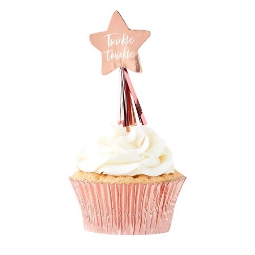 Cupcake toppers Twinkle Twinkle (12st) Ginger Ray
