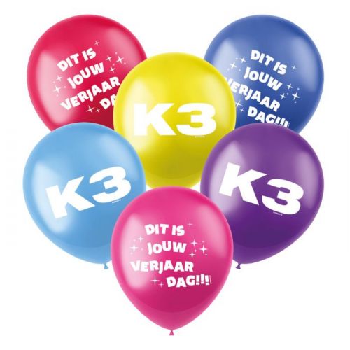 K3 ballonnen (6st)