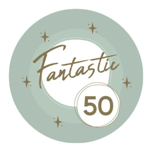 Bordjes Fantastic 50 groen (8st)