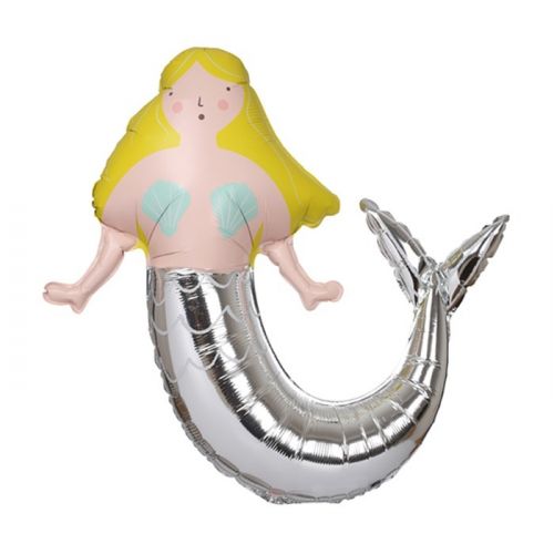 Folieballon zeemeermin (1st) Let's be Mermaids Meri Meri