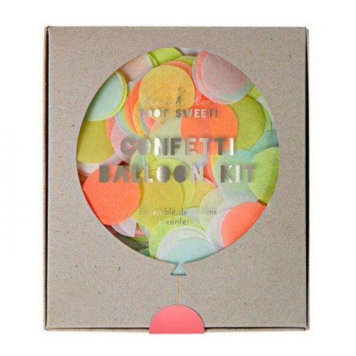 Confetti Ballonnen Neon DIY pakket Meri Meri