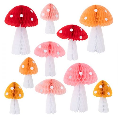 Honeycombs paddenstoelen Fairy (10st) Meri Meri