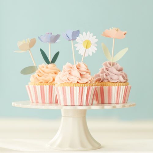 Cupcake set Flower Garden Meri Meri