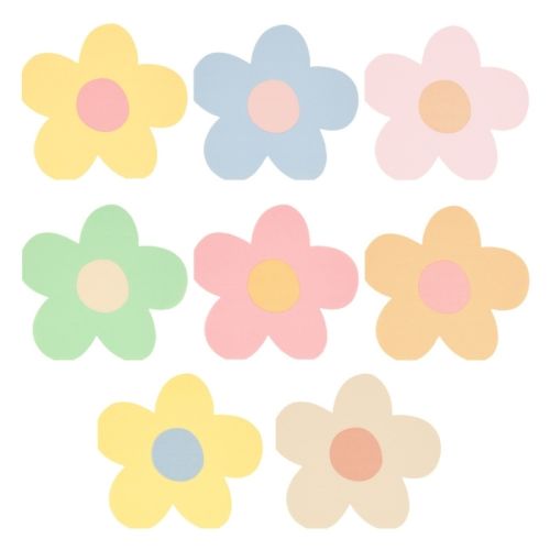 Servetten klein madeliefjes Happy Flowers (16st) Meri Meri