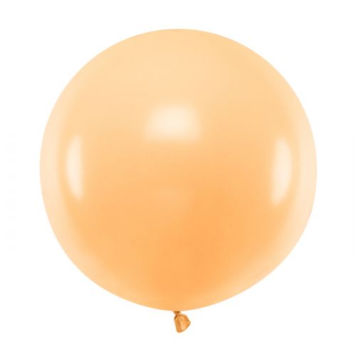 Pastel ballon peach (60cm)