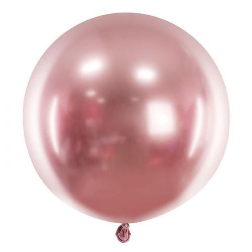 Mega ballon Glossy roségoud (60cm)