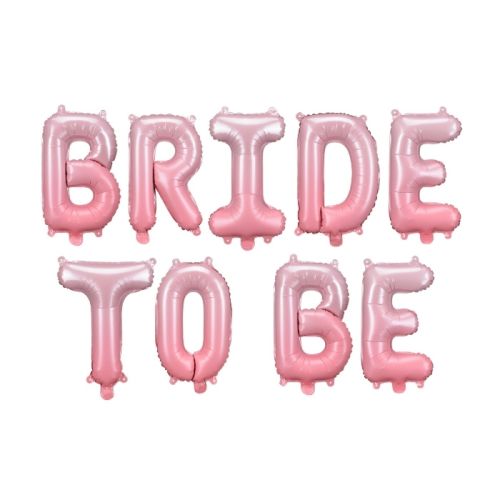 Folieballonnen Bride to Be roze