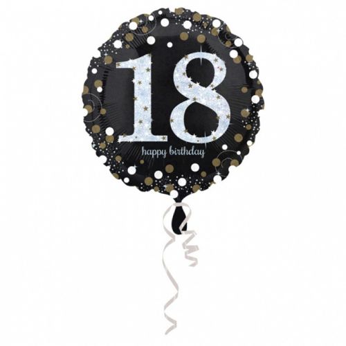 Folieballon 18 jaar Sparkle (43cm) 