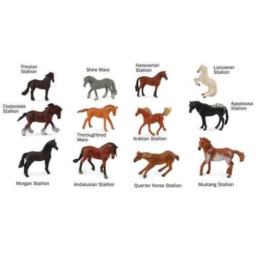 Collecta speelset paarden (12st)