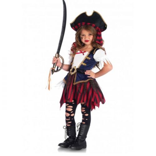 Caribbean Pirate kostuum meisjes Leg Avenue