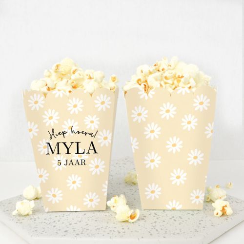 Popcornbakje daisy