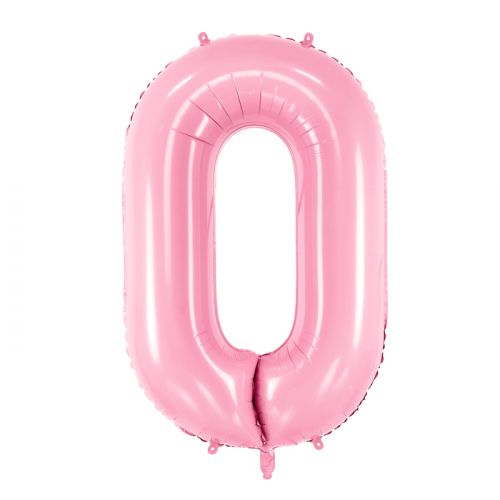86cm Folieballon Pastel Roze 0