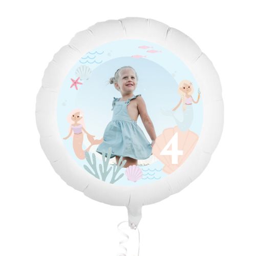 Folieballon met foto mermaids