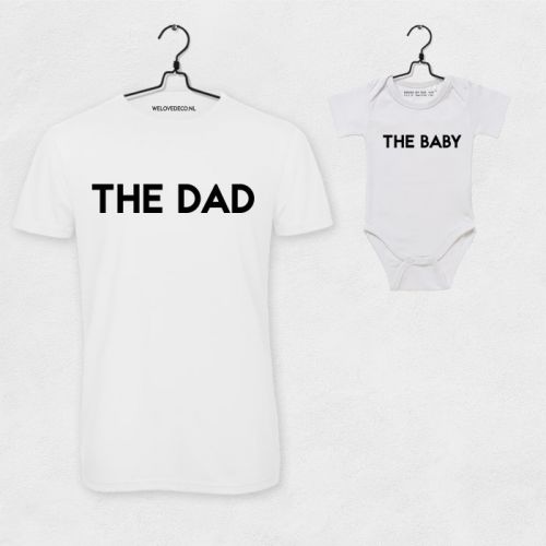 T-shirt set The Dad & The Baby