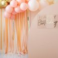 Backdrop streamers Mix it Up Peach Ginger Ray