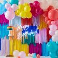Ballonnenboog en streamers Mix it Up Brights Ginger Ray