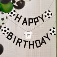 Slinger customise Happy Birthday voetbal Ginger Ray