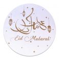 Raamsticker Eid Mubarak goud