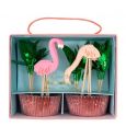 Cupcake Kit Flamingo Party Meri Meri