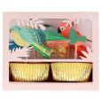Cupcake set Tropical Bird Meri Meri