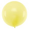 Pastel ballon geel (1m)