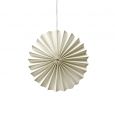 Ornamenten paper fans off white (10st) Delight Department