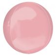 Orbz folieballon pastel roze (40cm)