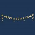 Slinger Happy New Year goud (2m) Hootyballoo