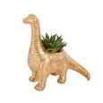 Plantenpotje Brachiosaurus goud Dinosaur Party