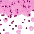Sterren en Voetjes Confetti Roze