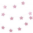 Glitter slinger Stars Roze (3m)