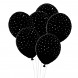 Ballonnen handdrawn dots zwart-wit House of Gia