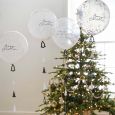Ballonnen met kerstbomenlint Nordic Noel Ginger Ray