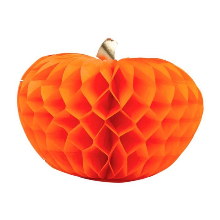 Honeycomb pompoen Pumpkin Halloween (3st) Talking Tables