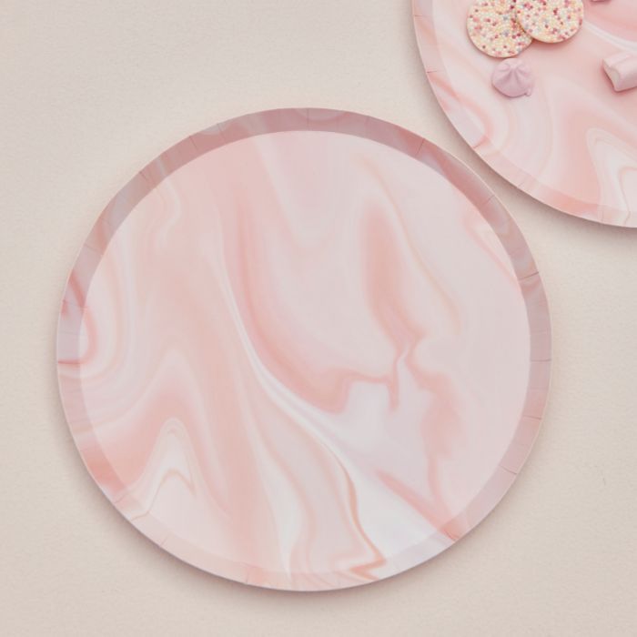 Bordjes marble pink eco Mix it Up Pink Ginger Ray