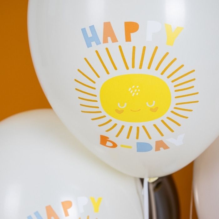 Ballonnenmix Happy Birthday sunshine (12st)