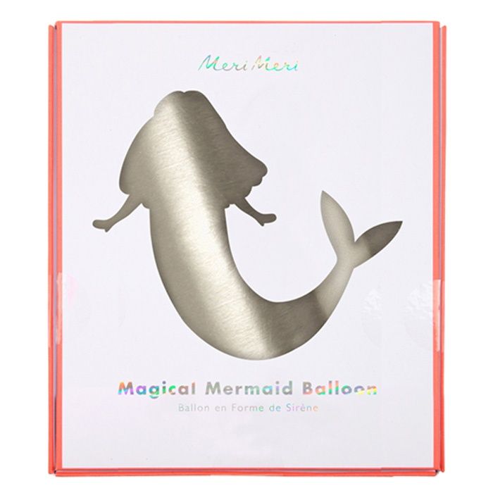 Folieballon zeemeermin (1st) Let's be Mermaids Meri Meri