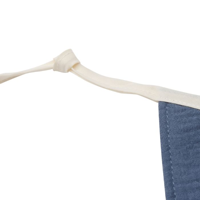Jollein vlaggenlijn jeans blauw/olive green (200cm)