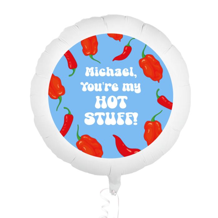 Folieballon you're my hot stuff