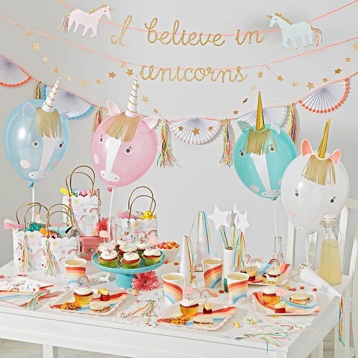 Unicorn ballonnenset (8st) Meri Meri