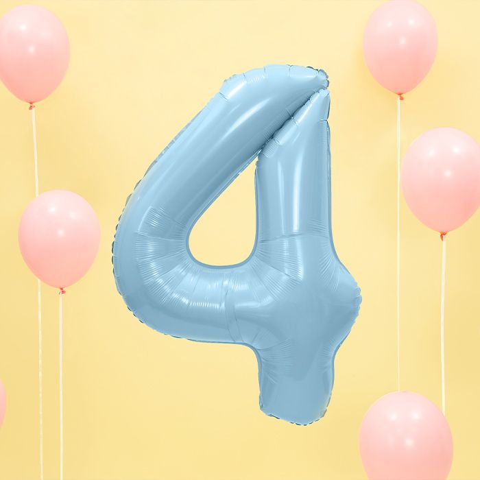 86cm Folieballon Pastel Blauw 4