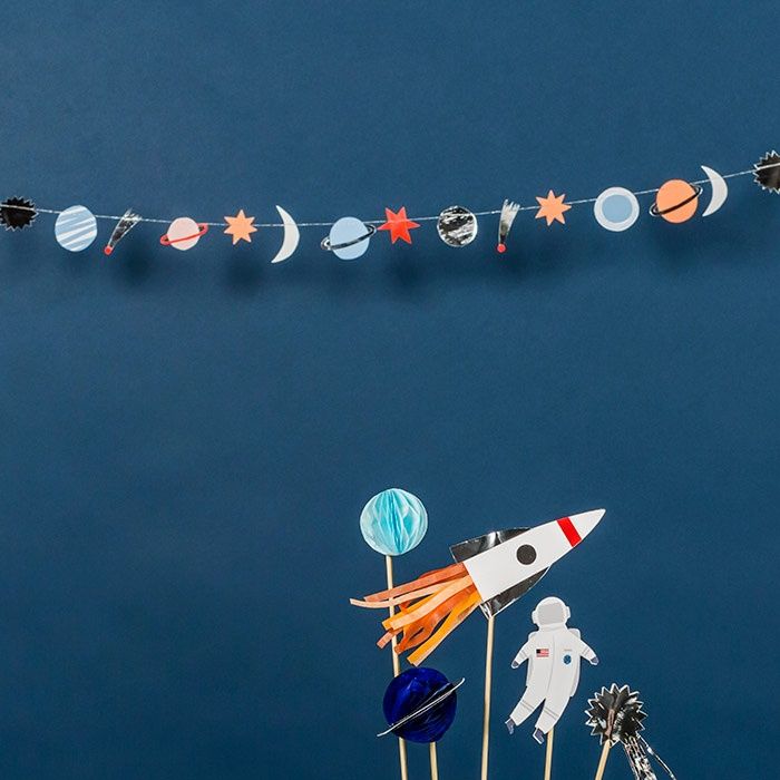 Folieballon raket To The Moon Meri Meri