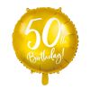 Folieballon 50th Birthday goud (45cm) product