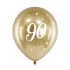Ballonnen 90 jaar goud (6st)
