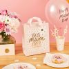 Ballonnen roze en goud Happy Mothers Day (5st)