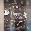Raamsticker happy halloween candy transparant