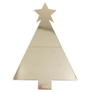 Serveerplank kerstboom goud Cosy Copper Ginger Ray